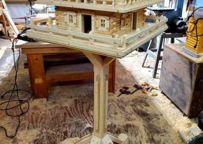 High-quality wooden bird house